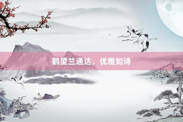 鹤望兰通达，优雅如诗
